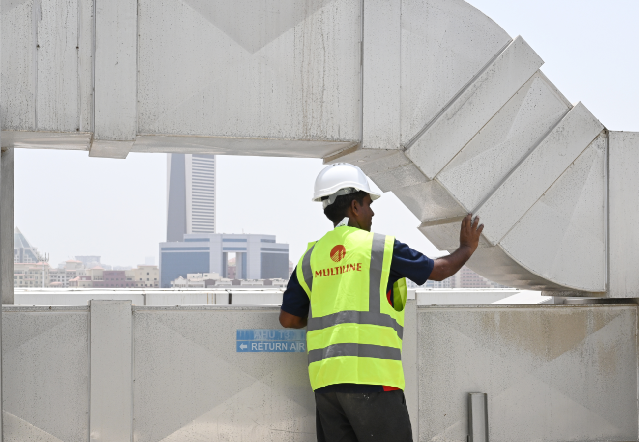Ac duct installation